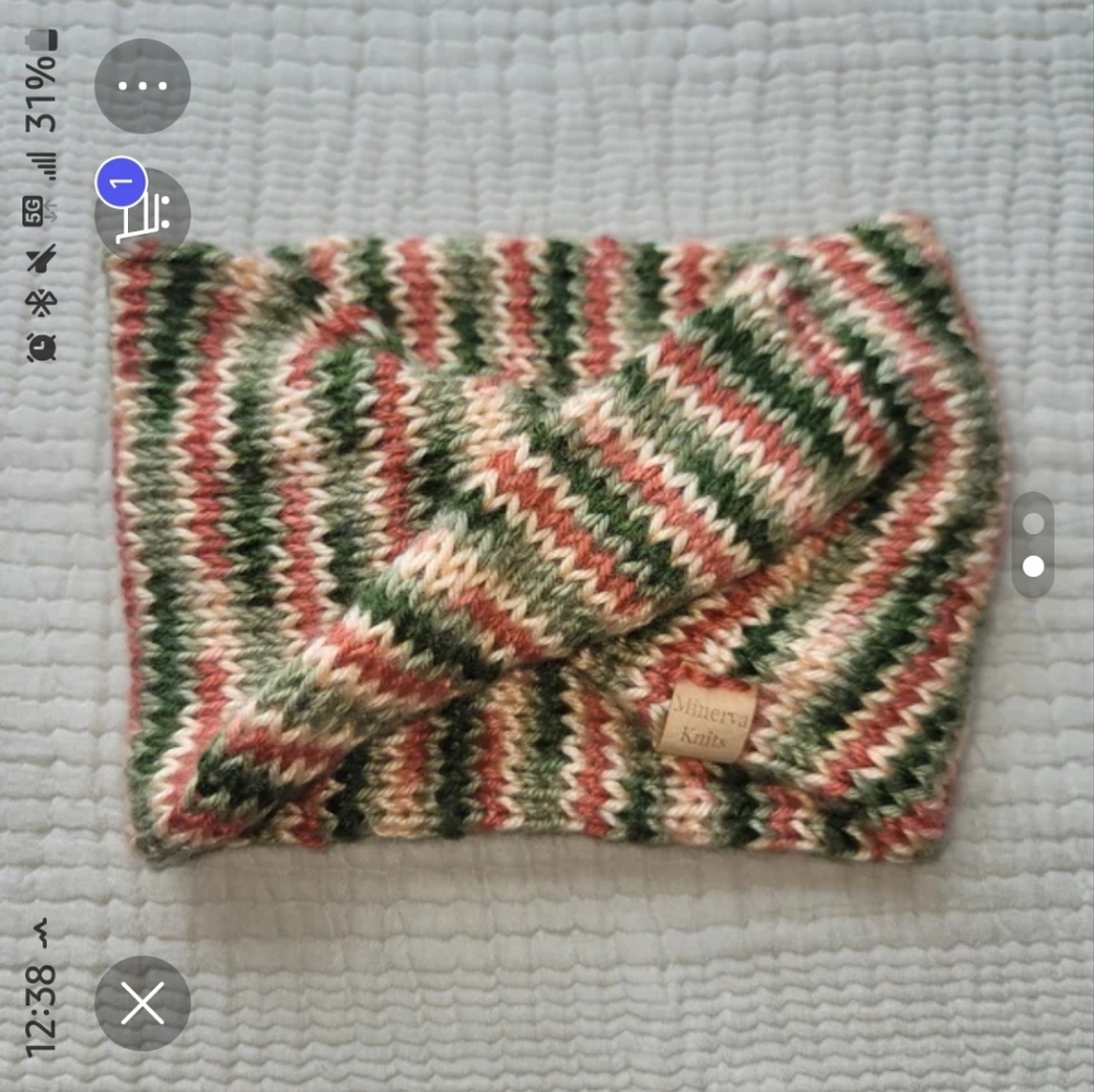 Multicolor Knit Headband Gift